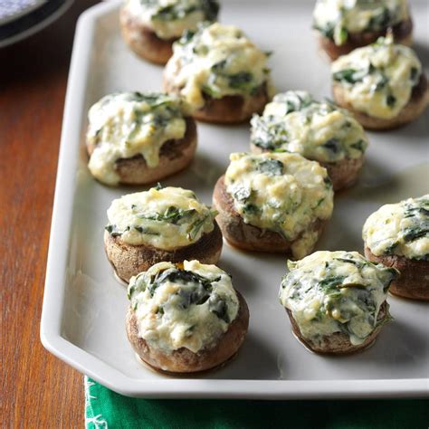 Spinach Dip-Stuffed Mushrooms Recipe: How to Make It