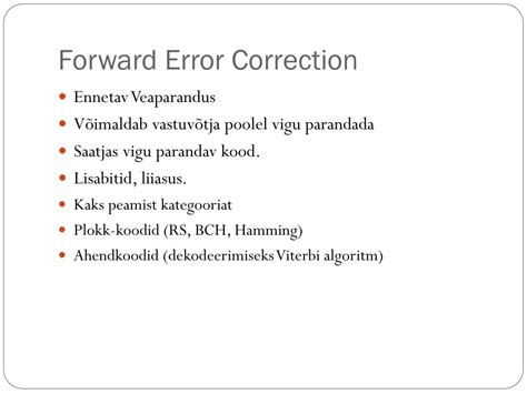 Forward Error Correction Methods 的图像结果
