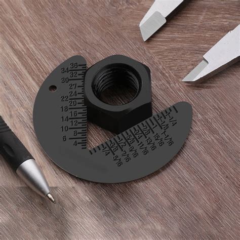 Buy Screw Bolt Nut Thread Measure Gauge Size Check(Standard & Metric ...