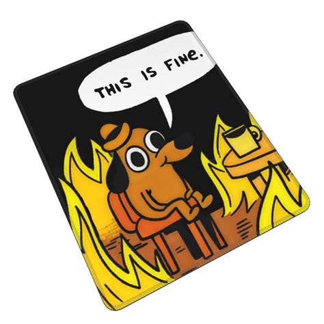 This is Fine Dog Fire Meme Game Podkładka pod mysz - 12051465532 ...