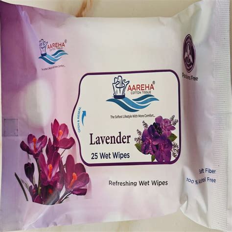 Aareha Lavender Wet Wipes Supplier from Surat