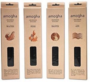 IRIS Amogha Elements of Life Incense Sticks Pack Water Fire Earth Air ...