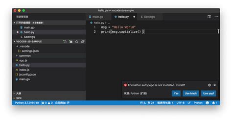 Python Integration with vs Code 的图像结果