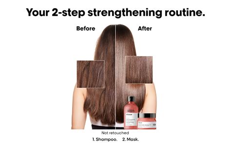 L'OREAL PROFESSIONNEL PARIS Inforcer Strengthening Shampoo 300Ml & Hair ...