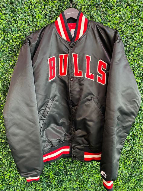 VINTAGE CHICAGO BULLS STARTER SATIN JACKET - Primetime