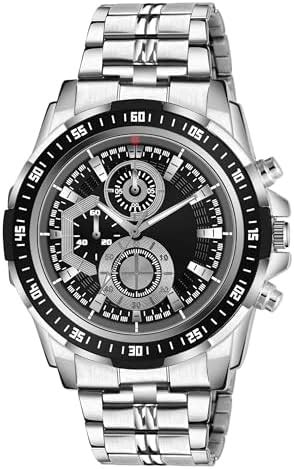 Buy Chronorex Silver Phantom Chrono – Men's Luxury Stainless Steel ...