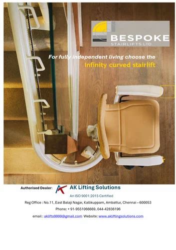 Step Curved Lift - Step curved Lift Manufacturer from Chennai