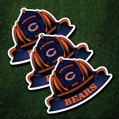NFL Fire Helmet Stickers - 3 Pack | American Fire Brigade