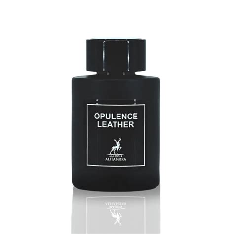 Maison Alhambra Amber & Leather (Opulence Leather)Eau De Parfum 100ml ...