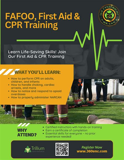 FAFOO, First Aid & CPR Training, Stanley White Recreation Center, New ...