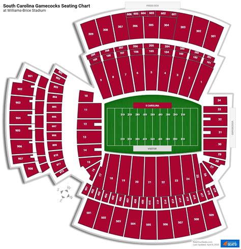 Gamecock Football Stadium Seating Chart - Stadium Seating Chart