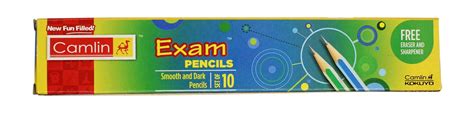 Camlin Exam Pencil with Sharpener and Eraser : Amazon.in: Home & Kitchen