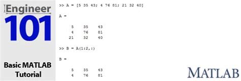 Image result for One Column Matrix in MATLAB