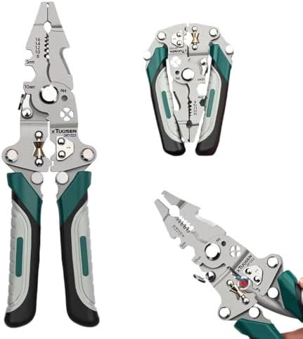 3-in-1 Wire Stripper, Cutter and Crimping Tool – Multi-Purpose ...
