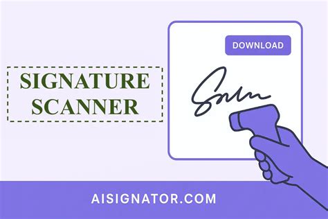 Signature Scanner 的图像结果