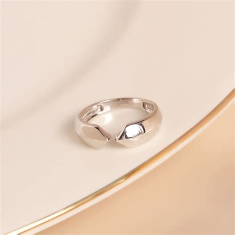 Unity Gap 925 Silver Unisex Ring – PALMONAS