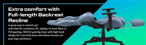 BAYBEE Drogo Ergo Ergonomic Gaming Chair with Breathable Fabric, 3D ...