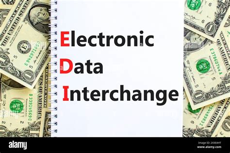 EDI electronic data interchange symbol. Concept words EDI electronic ...