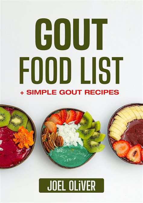 GOUT FOOD LIST: Ease Symptoms and Prevent Flare-Ups with Smart Dietary Choices. Includes Low ...