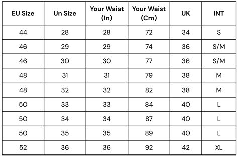 Size Guide | All Categories