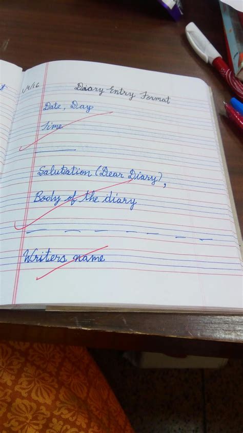 Image result for Class 8 Diary Writing