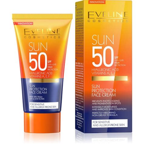 Eveline Слънцезащитен крем за лице SPF 50 50мл