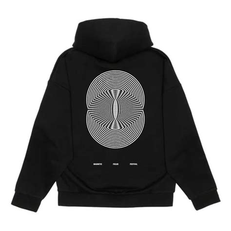 Black Field Pattern Hoodie (2023) – Magnetic Fields Festival Merch Market