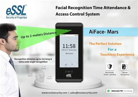 eSSL AiFace-Mars Facial Recognition Time & Attendance, Access Control ...