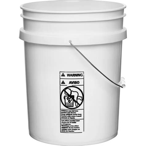 5 Gallon Buckets (5 Pack) Food Grade | AquaContainers