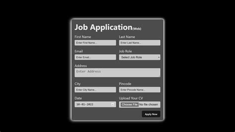 Image result for Job Application JavaScript Code