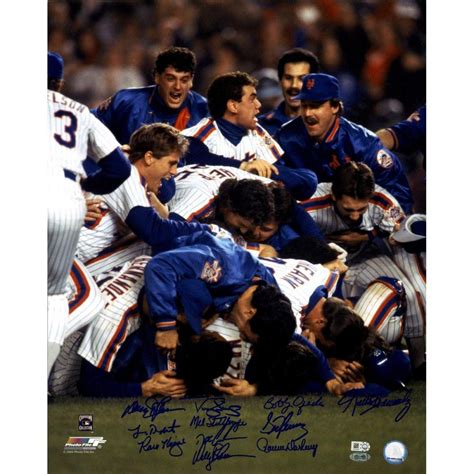 1986 New York Mets 16x20 Photo Team-Signed by (11) with Keith Hernandez ...