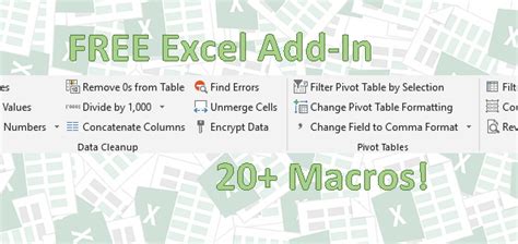 Image result for Free Excel Add-In
