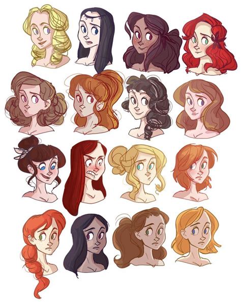 character design hair