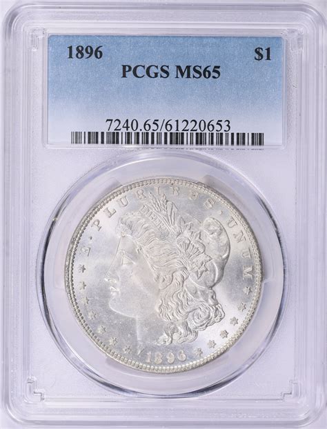 1896 Morgan Silver Dollar PCGS MS-65 (Item 1981566) | GreatCollections ...