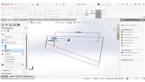 Project Geometry SolidWorks 的图像结果