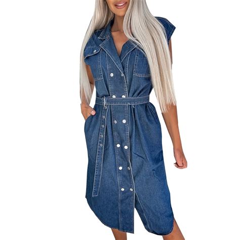 Denim Shirt Dress