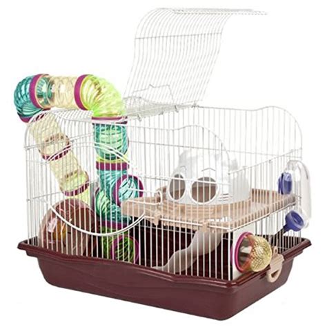 Sage Square Playhouse/cage for Hamster/Dwarf/Gerbil/Mice - with Spare ...