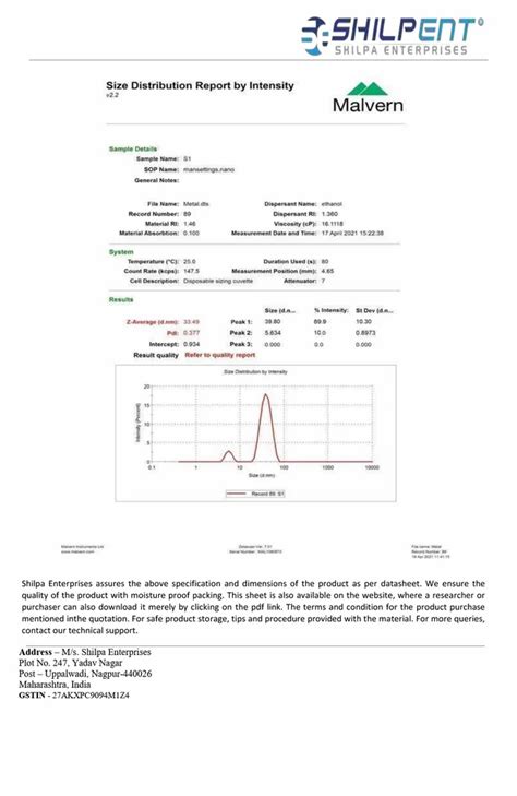 Nano Particles - Zinc Oxide Nanoparticle Trader - Retailer from Nagpur