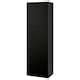 BESTÅ shelf unit with doors, black-brown/Lappviken black-brown ...