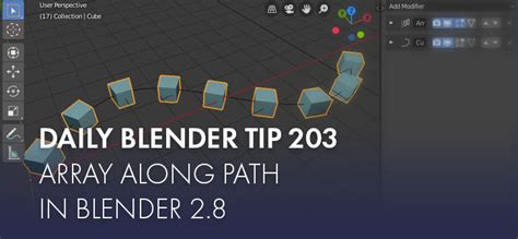 Image result for Blender Array along Path
