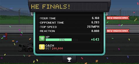 what’s y’all fastest reaction time? : r/PixelCarRacer