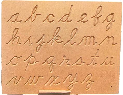 FORSIKHA Small Alphabet Learning Slate Cursive Handwriting Pratice ...