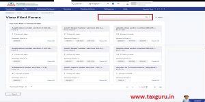 How to View Filed Forms on New Income Tax Portal