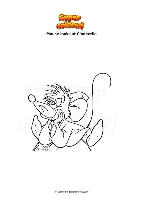 Cinderella Mice Coloring Pages