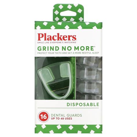 Plackers, Grind No More, Disposable, Dental Guards, 16 Count