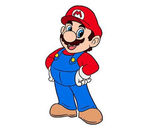 How to Draw Super Mario | Easy drawings, Mario, Character drawing
