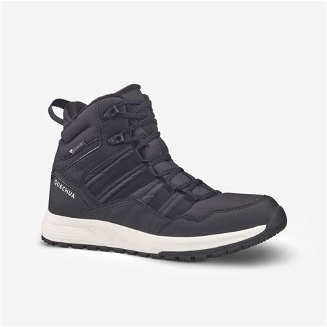 Snow Hiking Boots Mens Black Nh500 Mid - UK 5.5 - EU 39 | DECATHLON QUECHUA