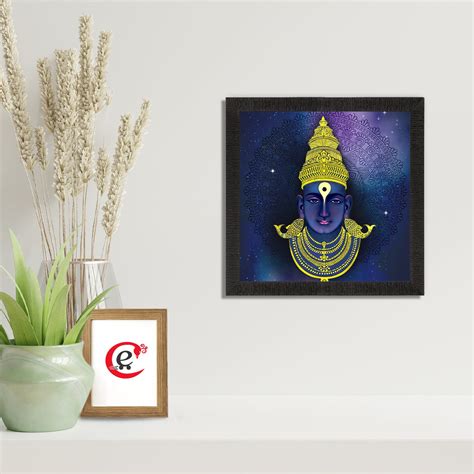 Sri Panduranga Satin Matt Textured UV Digital Art Painting ...