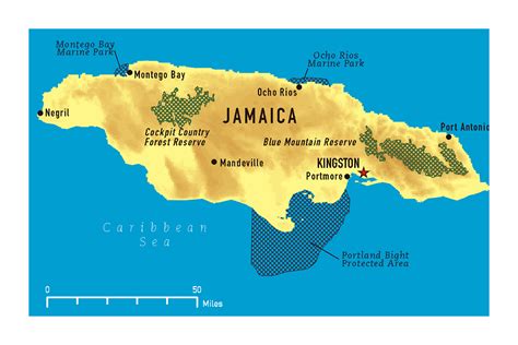 Jamaican Map