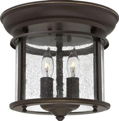 Hinkley Gentry Flush-Mount Foyer Light Olde Bronze 3472OB